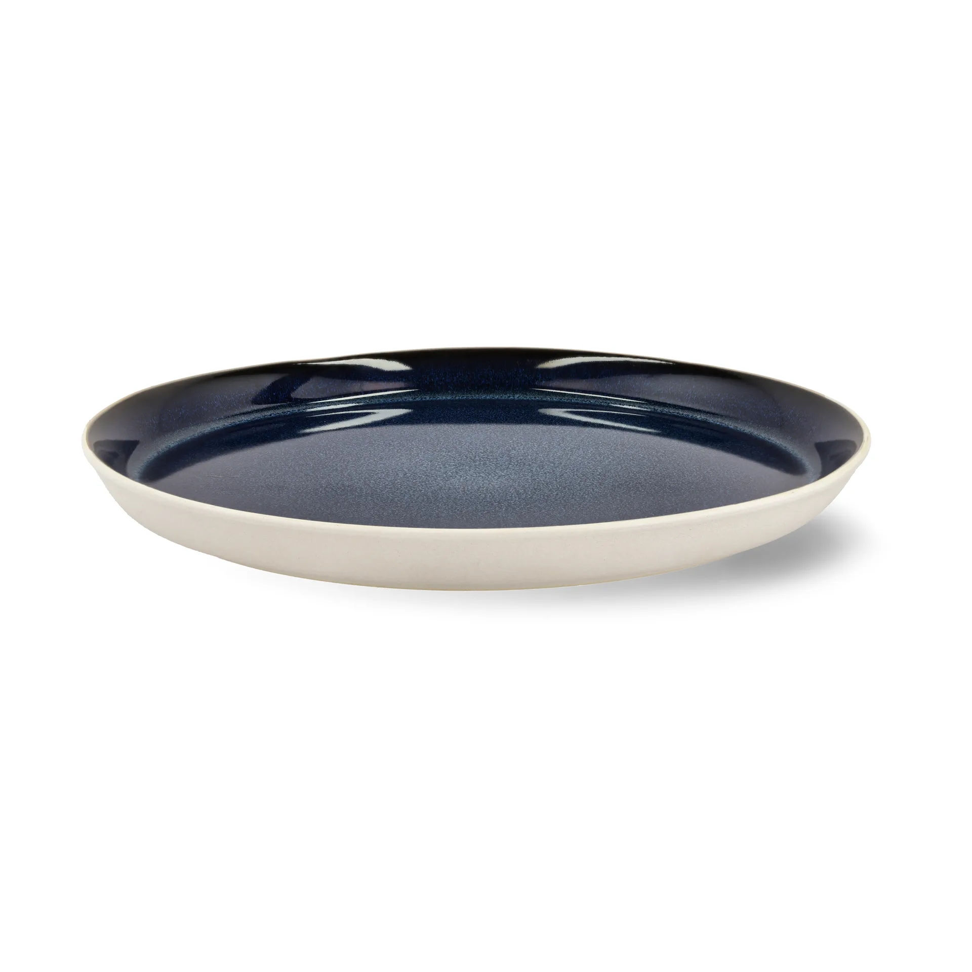 Bitz bord gastro Ø27 cm, Wit-donkerblauw Bitz