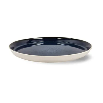 Bitz bord gastro Ø27 cm - Wit-donkerblauw - Bitz