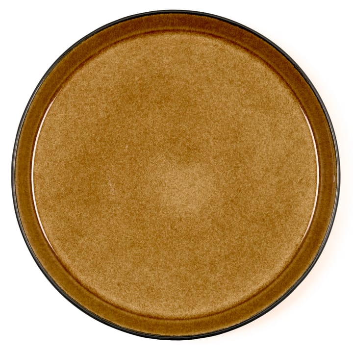 Bitz bord gastro Ø27 cm, Zwart-amber Bitz
