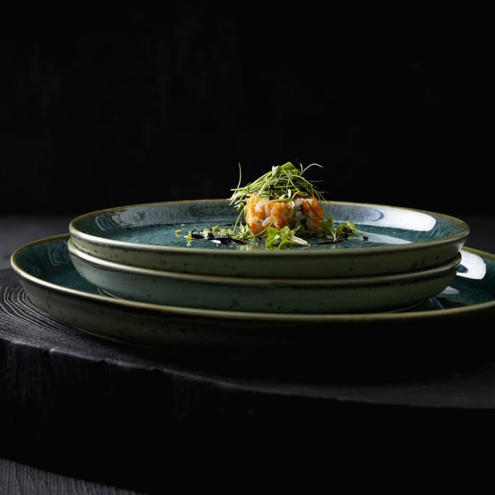 Bitz bord gastro Ø27 cm, Zwart-groen Bitz