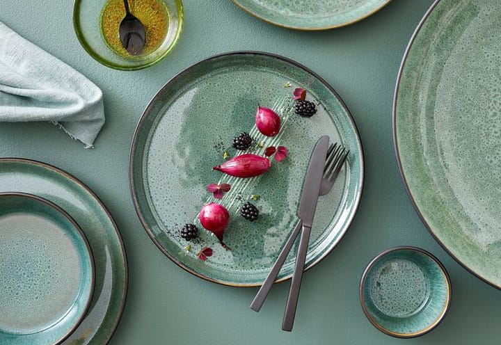 Bitz bord gastro Ø27 cm, Zwart-groen Bitz