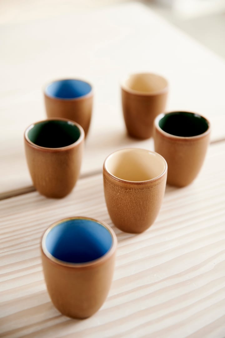 Bitz espressokop 6-pack, Wood Bitz