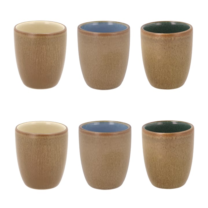Bitz espressokop 6-pack, Wood Bitz