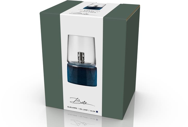 Bitz Gastro olielamp Ø8,5x14 cm, Blauw Bitz