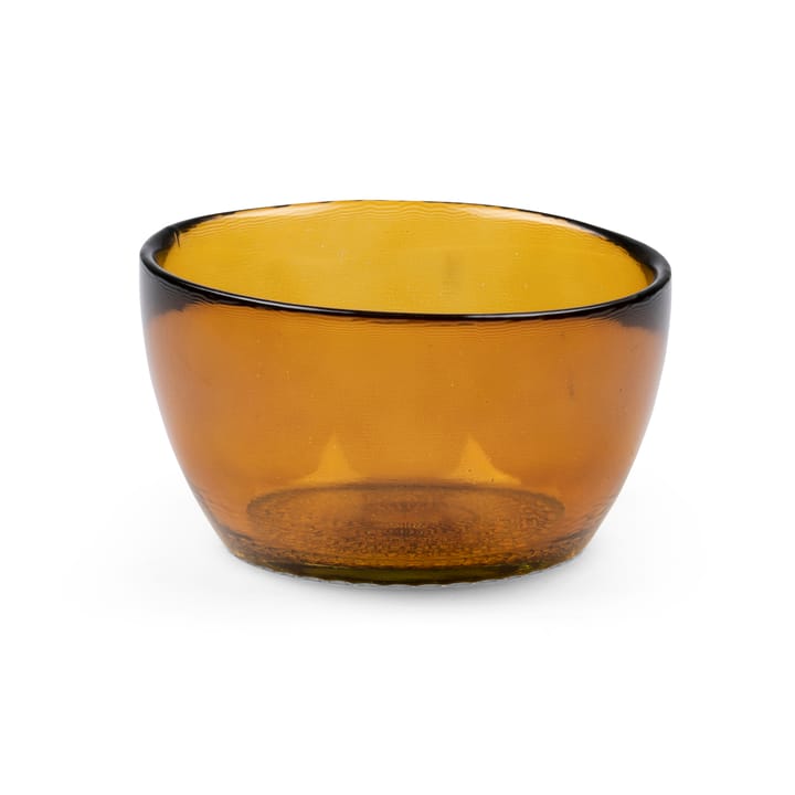 Bitz glazen kom Ø 12 cm - Amber - Bitz