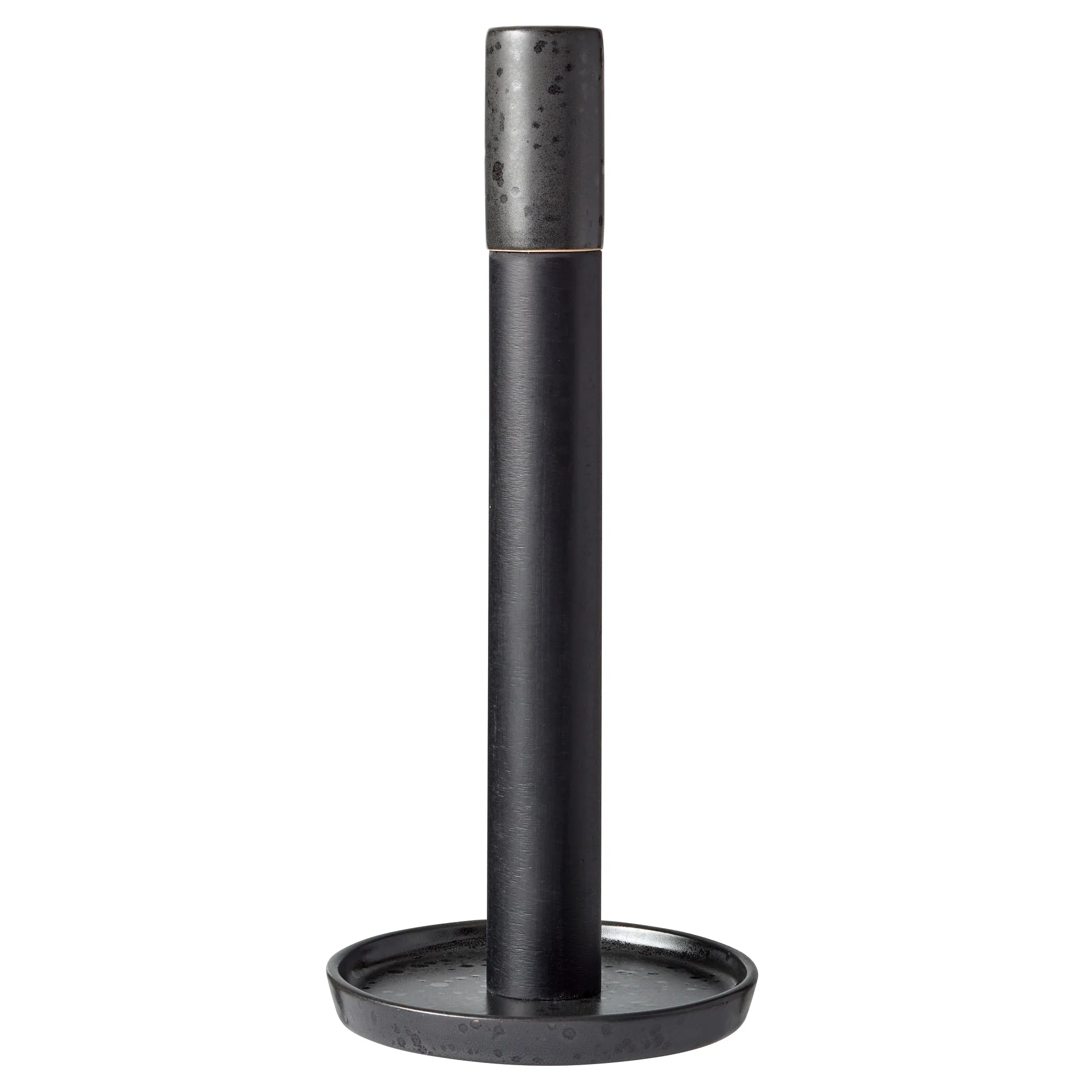 Bitz keukenrolhouder mat, Zwart Bitz