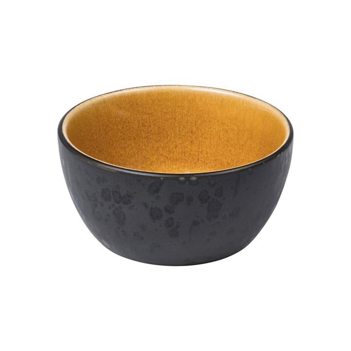 Bitz kom Ø 10 cm zwart, Zwart-amber Bitz