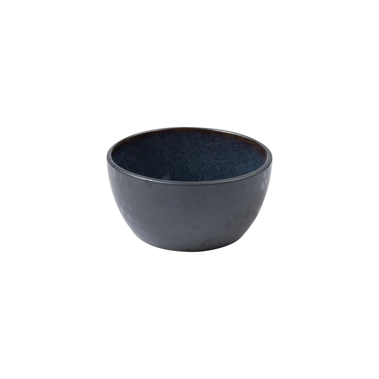 Bitz kom Ø 10 cm zwart, Zwart-donkerblauw Bitz