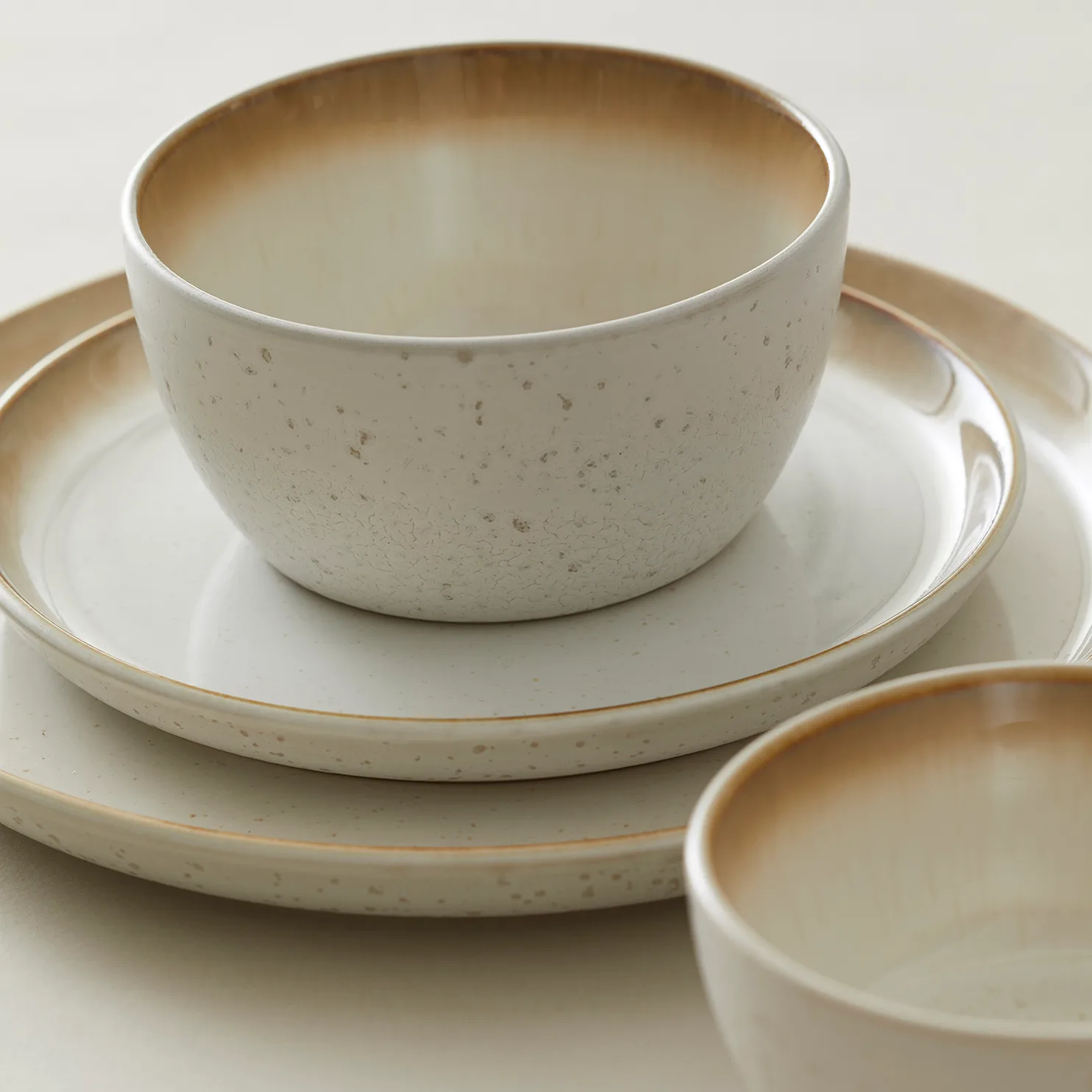 Bitz kom Ø12 cm roomwit, Roomwit-crème Bitz