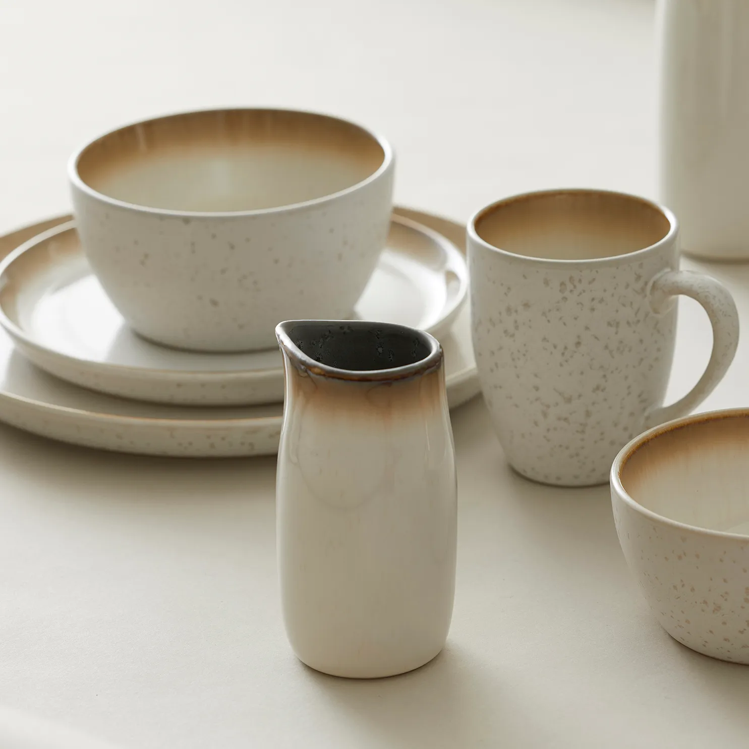 Bitz kom Ø12 cm roomwit, Roomwit-crème Bitz