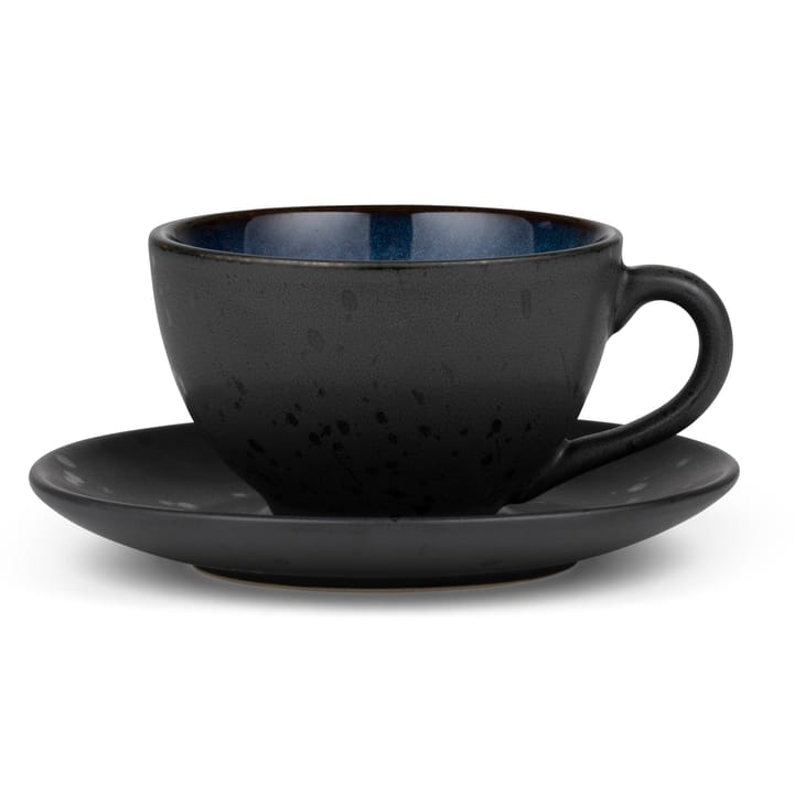 Bitz kop met schotel zwart - Donkerblauw - Bitz