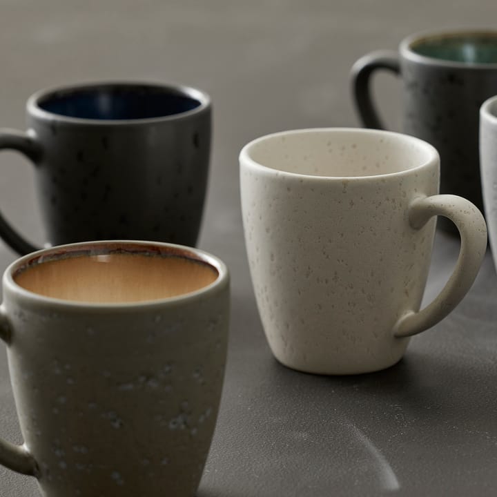 Bitz mok 19 cl zwart, Zwart-donkerblauw Bitz