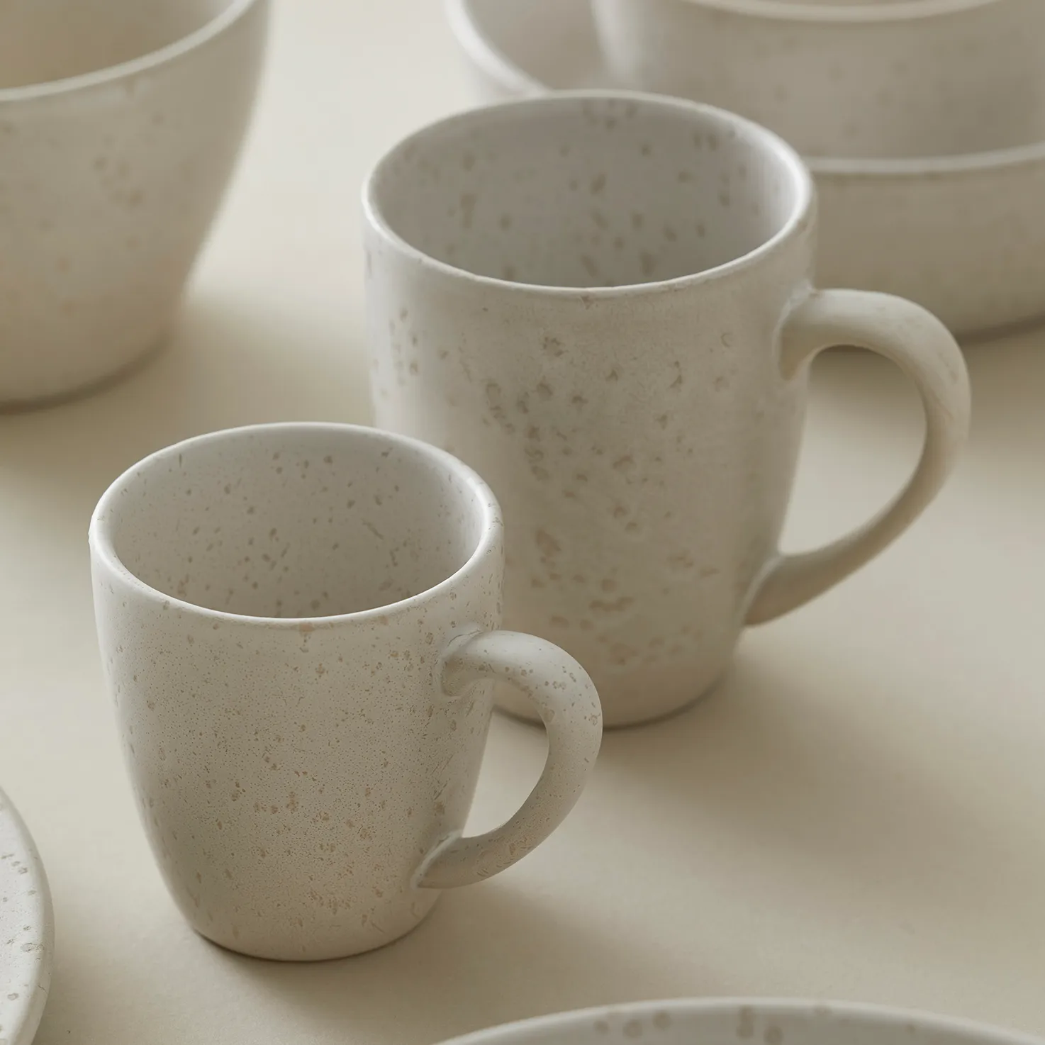 Bitz mok 30 cl mat, Mat roomwit Bitz