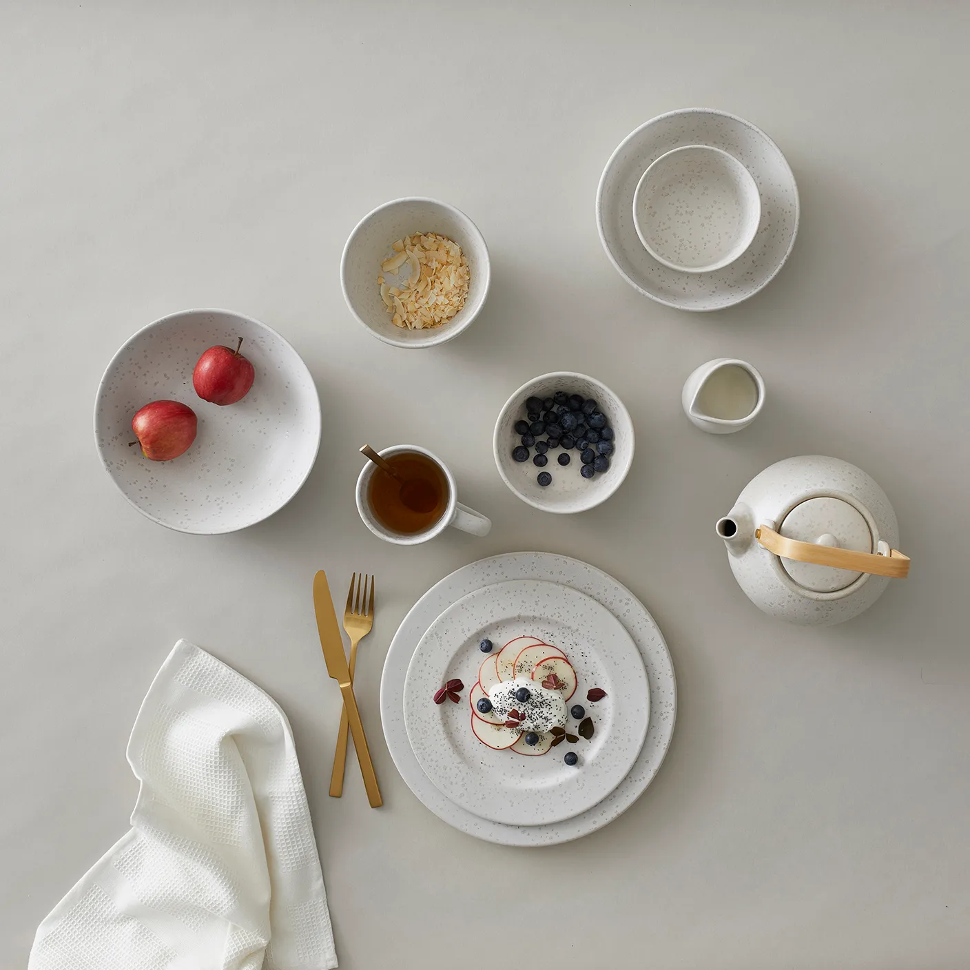 Bitz mok 30 cl mat, Mat roomwit Bitz