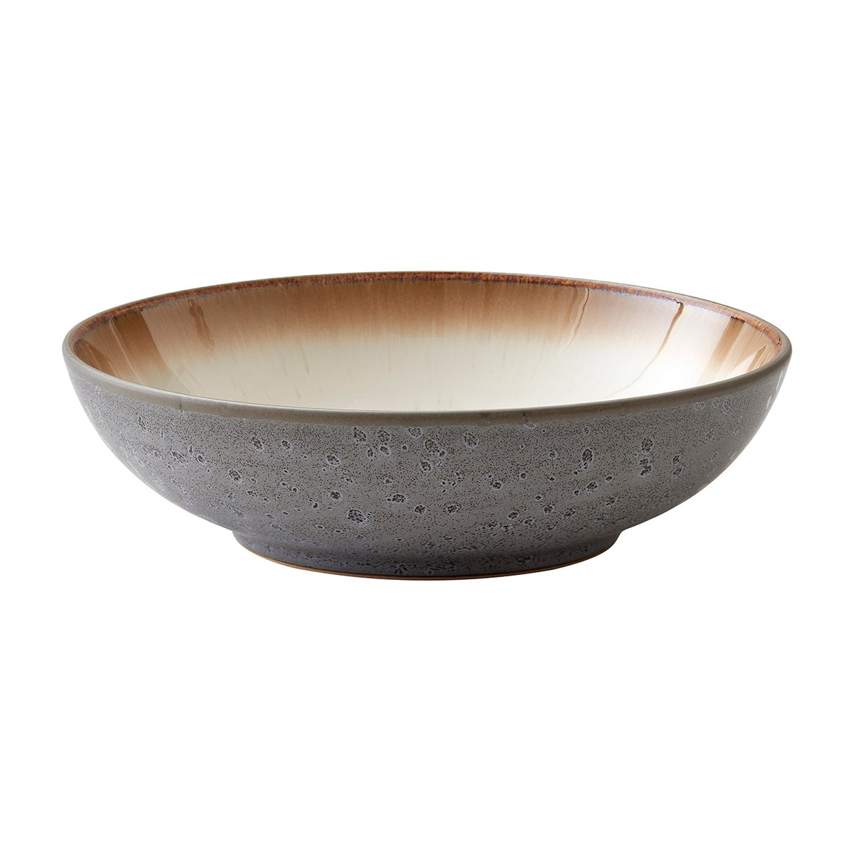 Bitz pastakom o20 cm grijs Grijs-roomwit | Scandinavisch Interieur | Diepe borden | Grijs