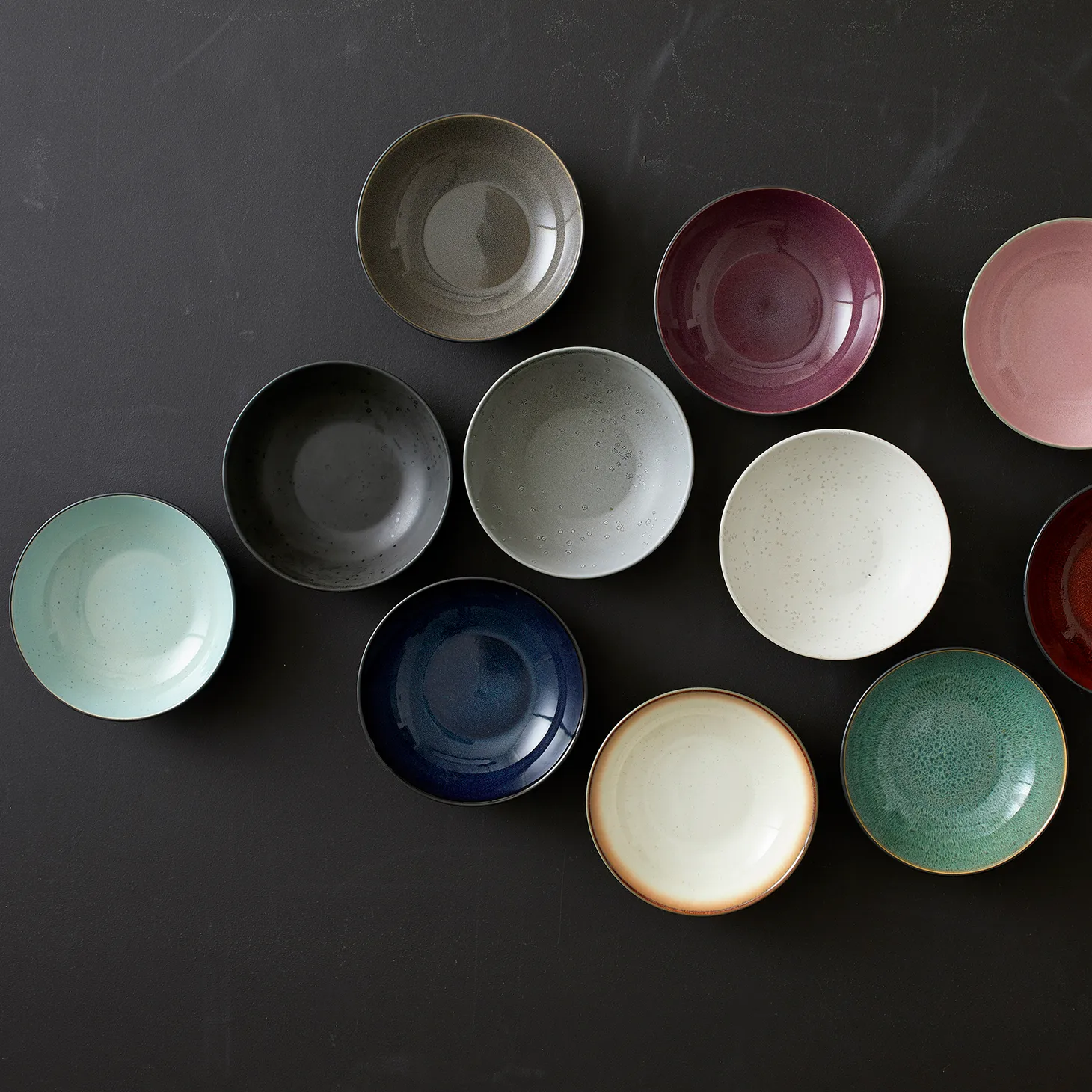 Bitz pastakom Ø20 cm zwart, Zwart-donkerblauw Bitz