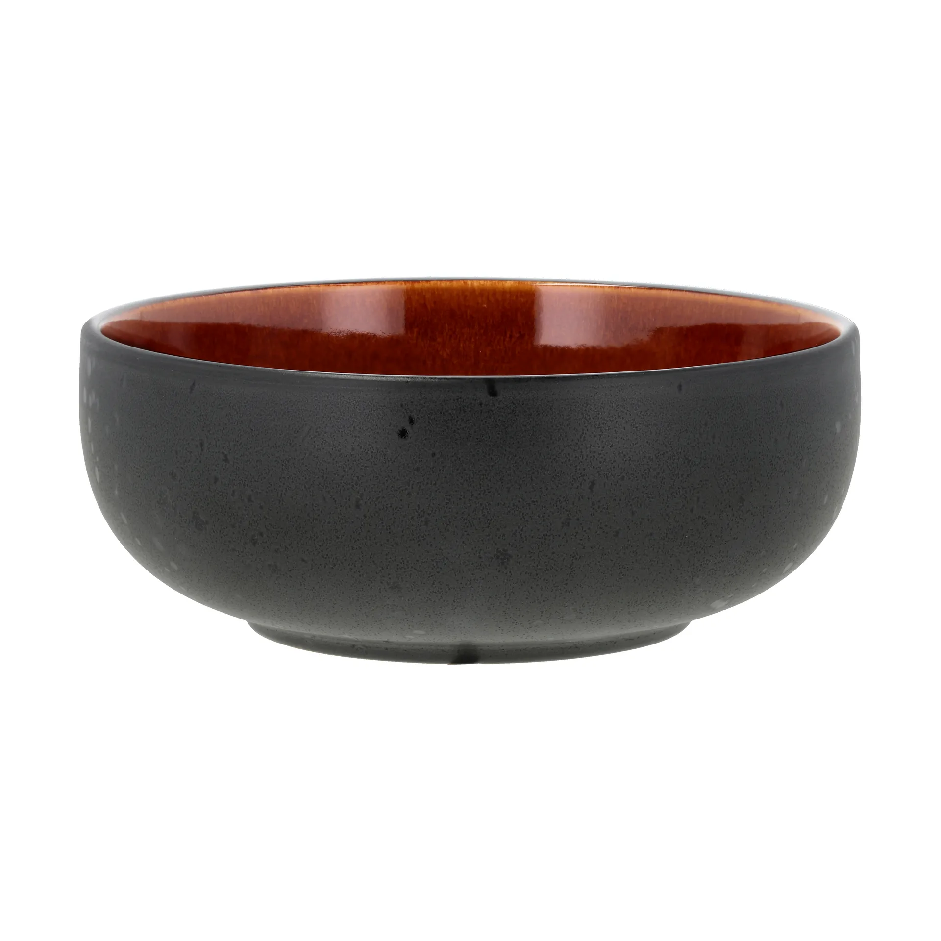 Bitz pokebowl/ramen schaal Ø18 cm, Black-amber Bitz