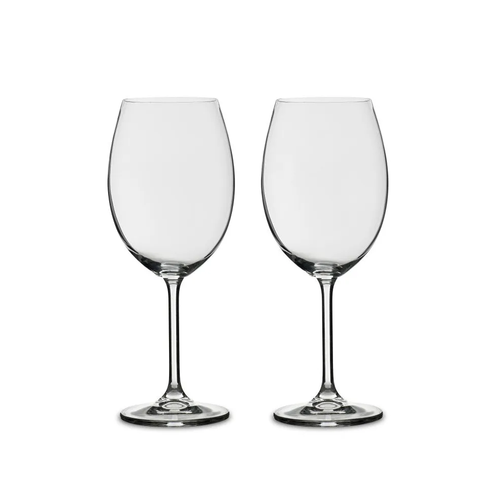 Bitz rode wijnglas 58 cl 2 st., Helder glas Bitz