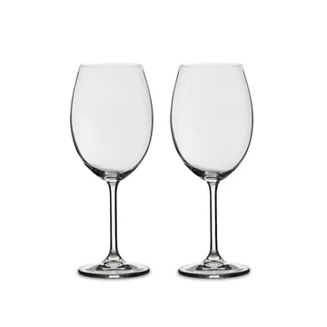 Bitz rode wijnglas 58 cl 2 st. - Helder glas - Bitz
