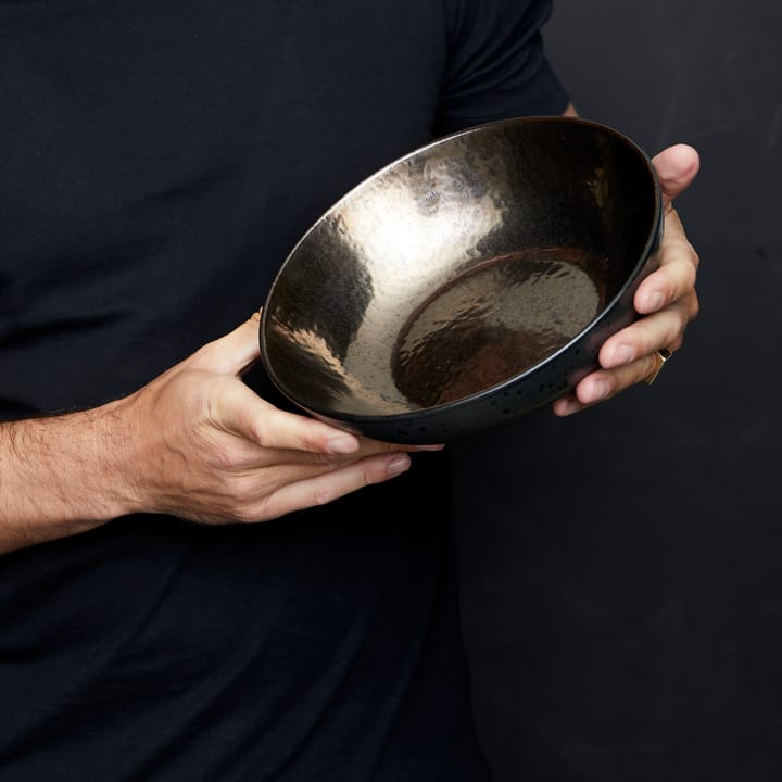 Bitz saladekom 24 cm, Zwart-brons Bitz