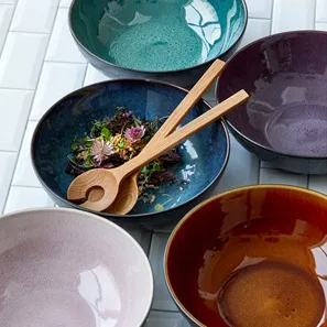 Bitz saladekom Ø30 cm, Grijs-roze Bitz