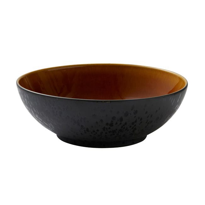 Bitz saladekom Ø30 cm - Zwart-amber - Bitz