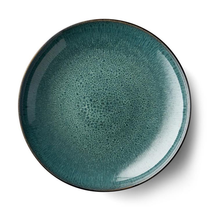 Bitz schaal Ø 40 cm zwart, Zwart-groen Bitz