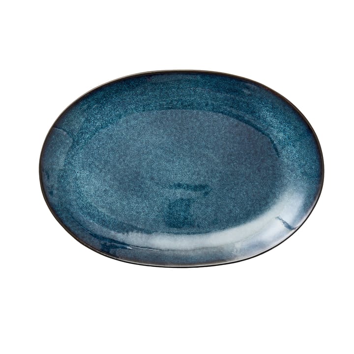 Bitz schaal ovaal 25x36 cm - Zwart-donkerblauw - Bitz