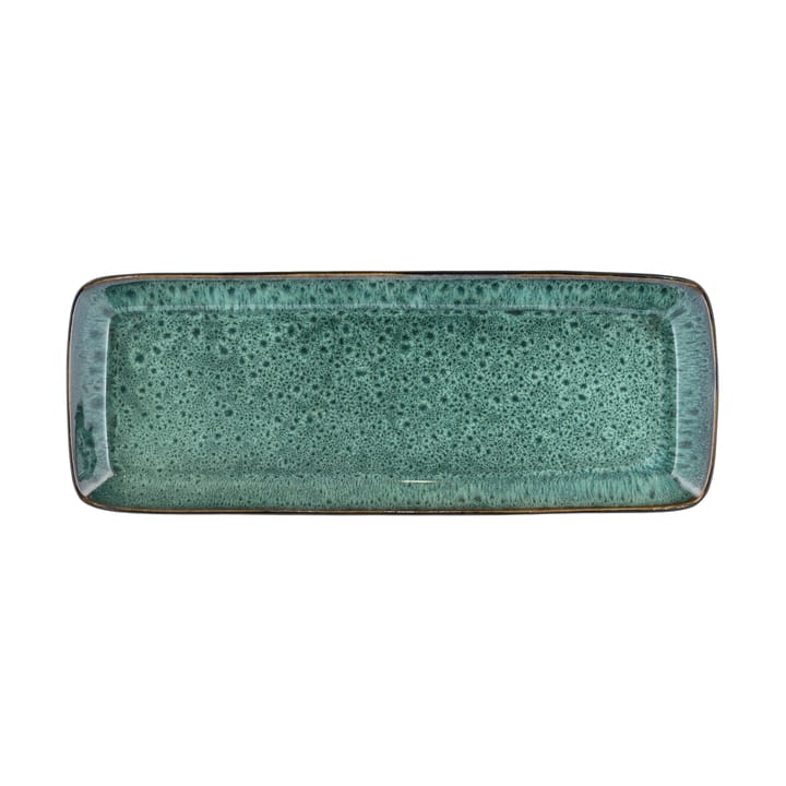 Bitz serveerschaal 38x14 cm, Zwart-groen Bitz
