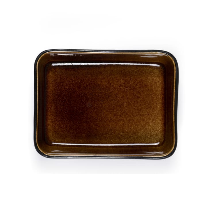 Bitz serveerschaal zwart 19x14 cm, Amber Bitz