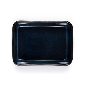Bitz serveerschaal zwart 19x14 cm - Donkerblauw - Bitz