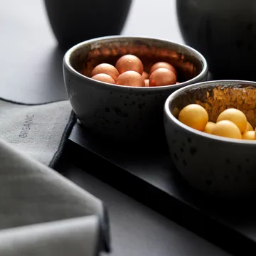 Bitz serveerset 4 delig - Zwart-brons - Bitz