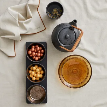 Bitz serveerset 4 delig - Zwart-brons - Bitz