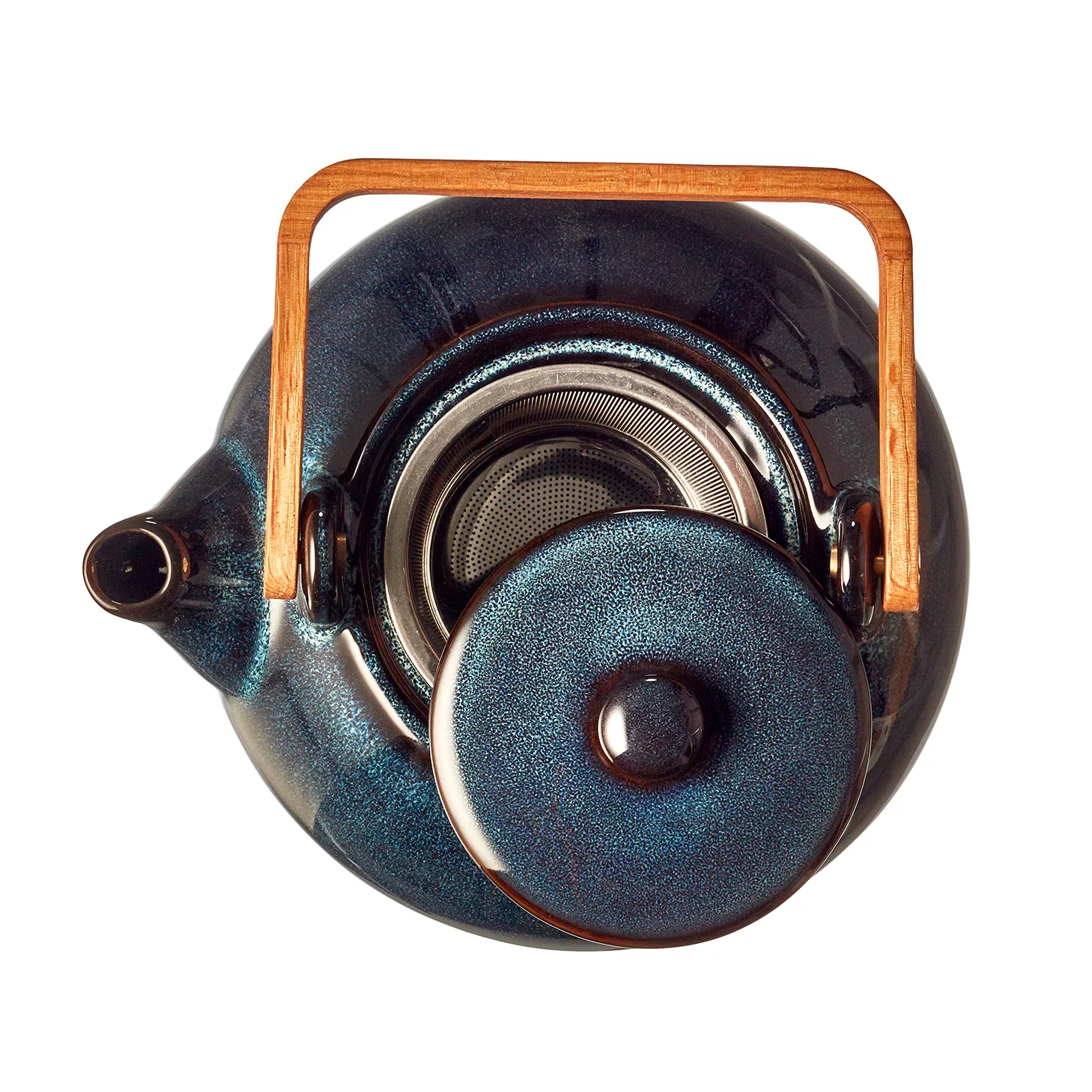 Bitz theepot 1,2 l, Blauw Bitz