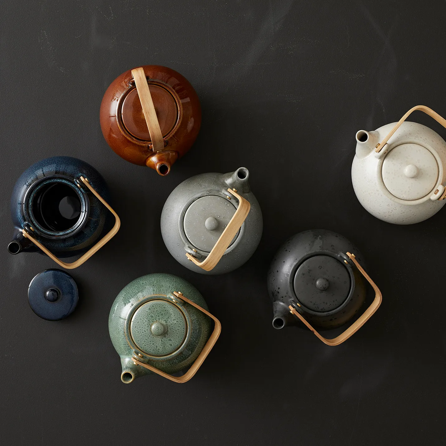 Bitz theepot 1,2 l, Blauw Bitz