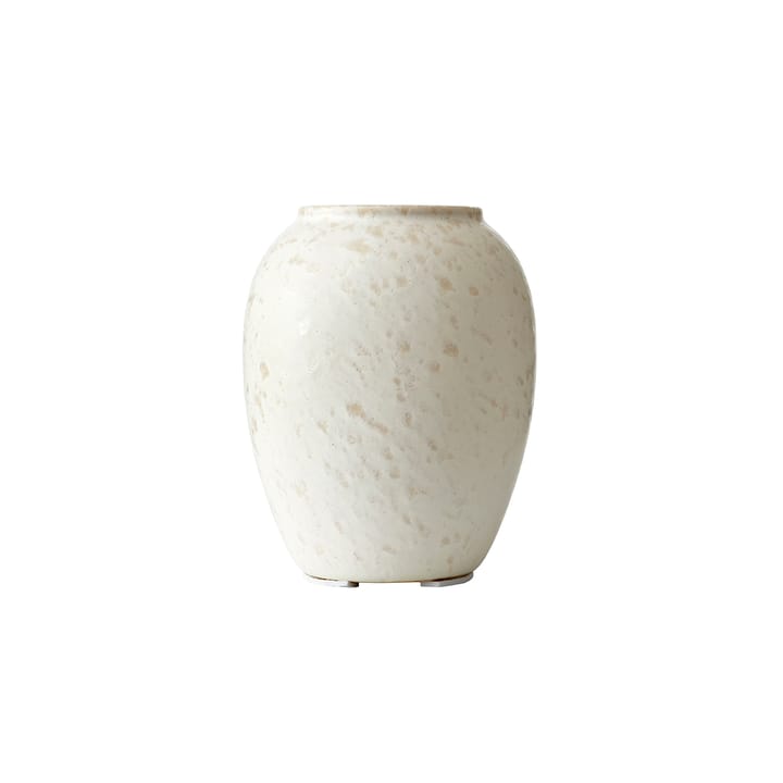 Bitz vaas 12,5 cm, Mat roomwit Bitz
