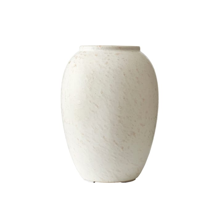Bitz vaas 20 cm, Mat roomwit Bitz