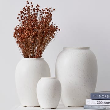 Bitz vaas 20 cm - Mat roomwit - Bitz