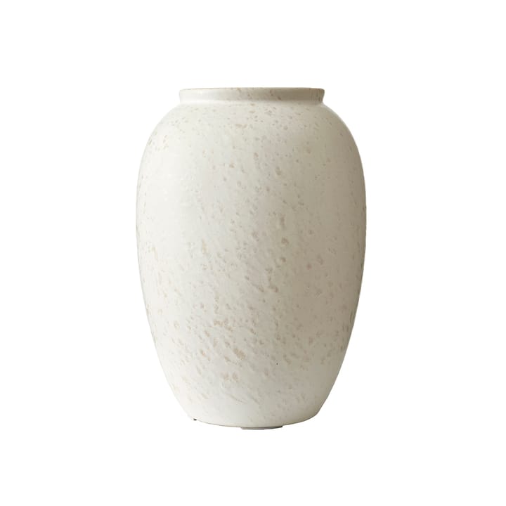 Bitz vaas 25 cm, Mat roomwit Bitz