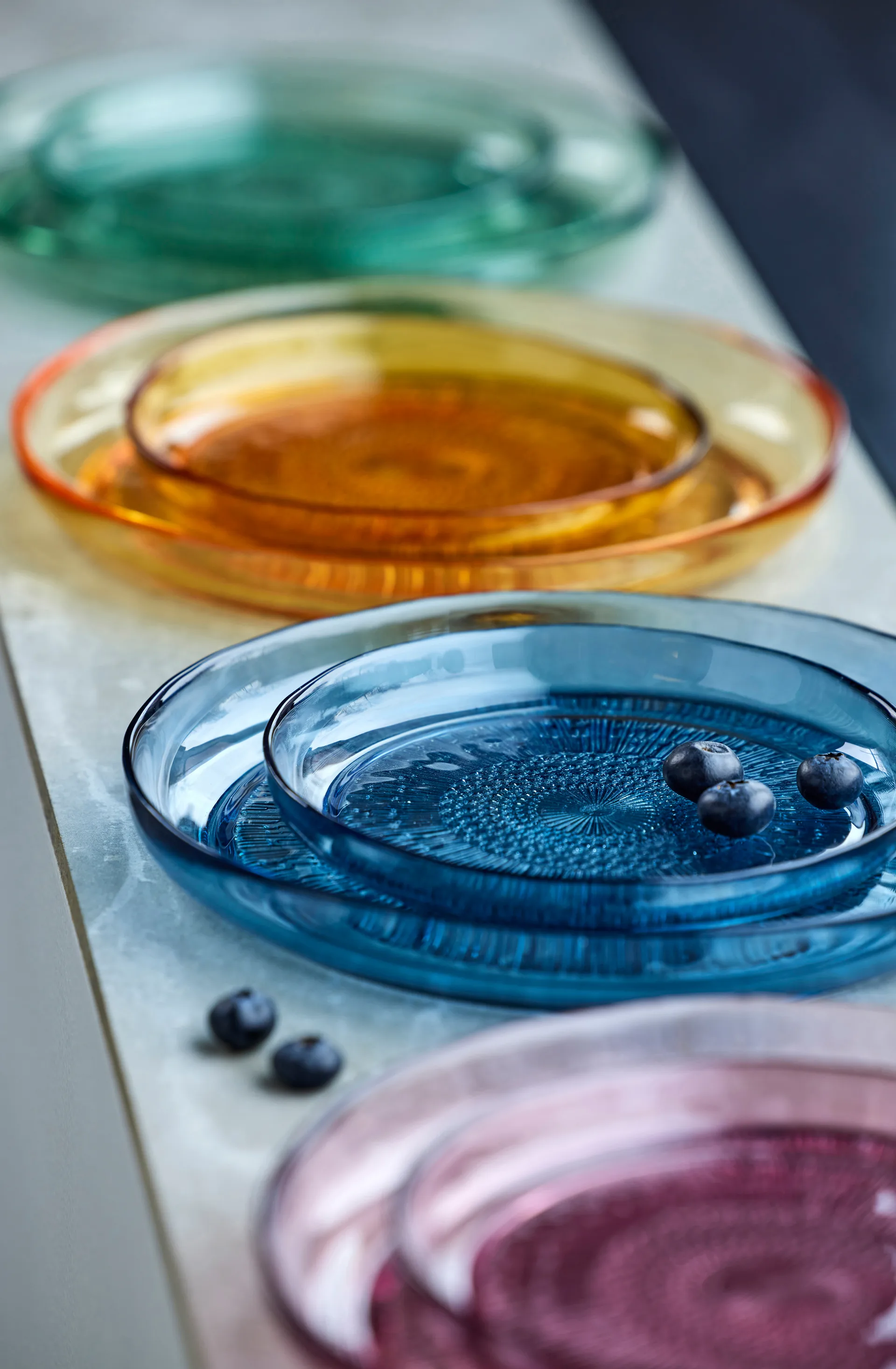 Kusintha bord Ø25 cm, Amber Bitz