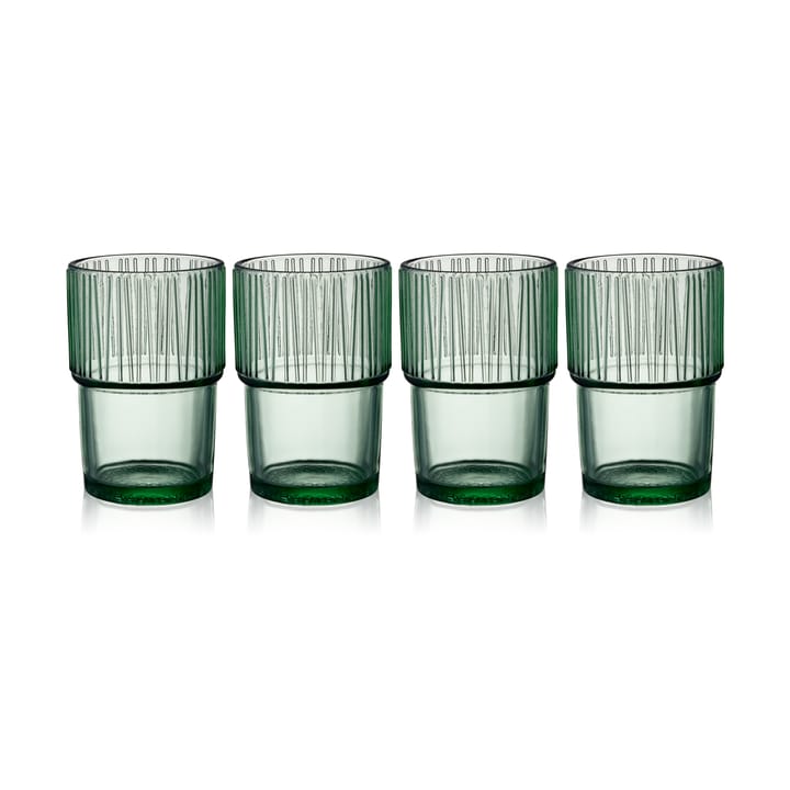 Kusintha caféglas 38 cl 4-pack - Green - Bitz