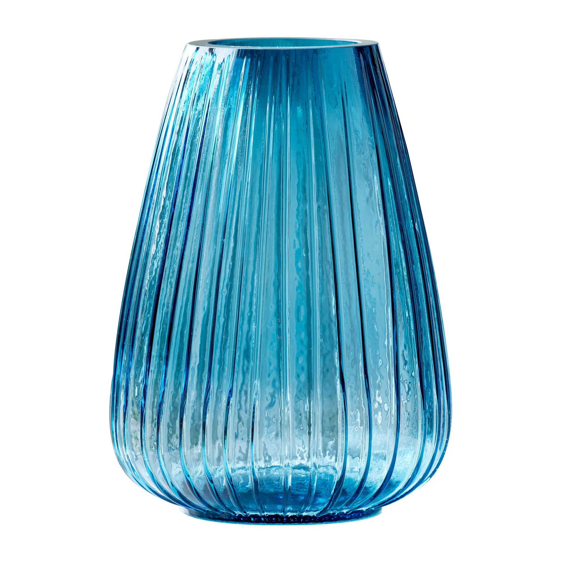 Kusintha vaas 22 cm, Blauw Bitz