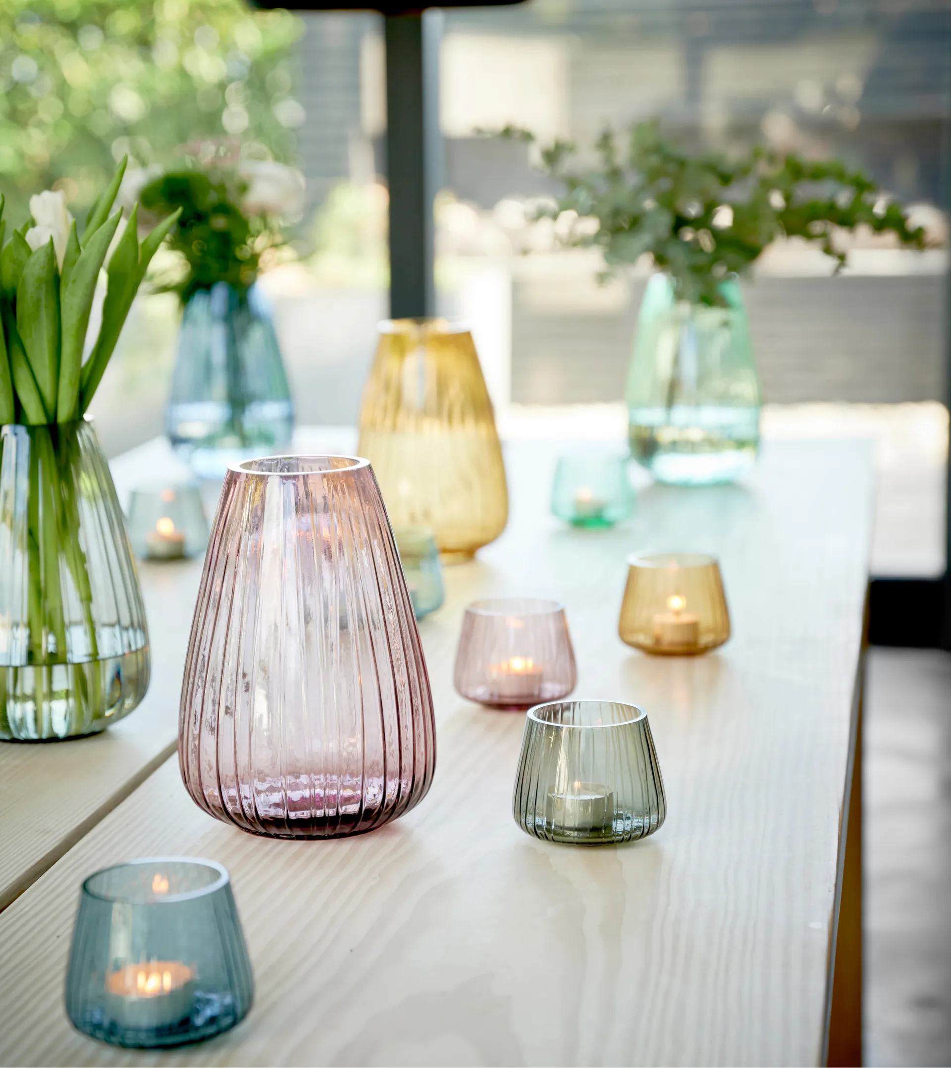 Kusintha vaas 22 cm, Smoke Bitz