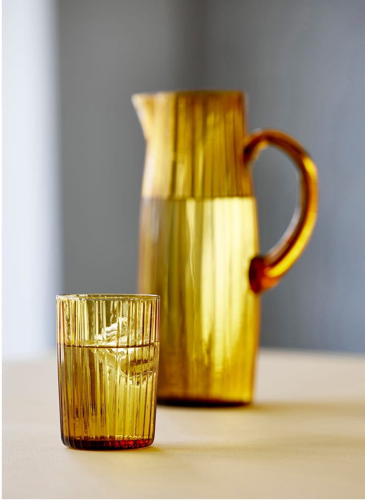 Kusintha waterglas 28 cl 4-pack, Amber Bitz