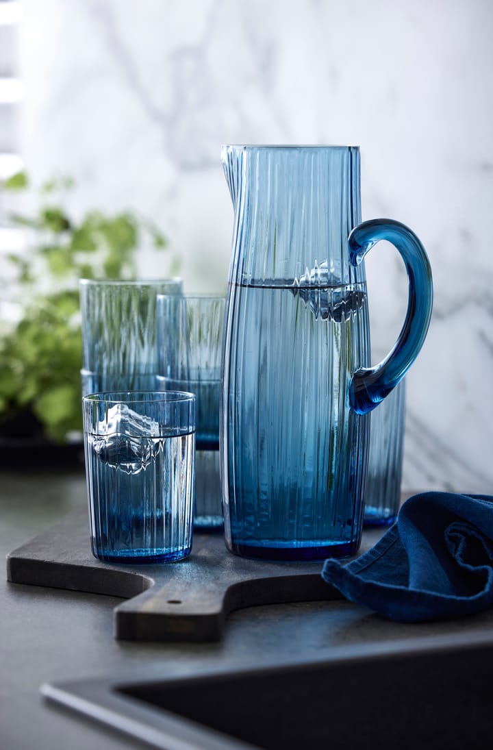 Kusintha waterglas 28 cl 4-pack, Blauw Bitz
