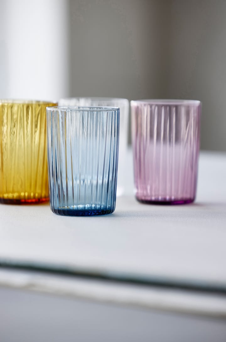 Kusintha waterglas 28 cl 4-pack, Blauw Bitz
