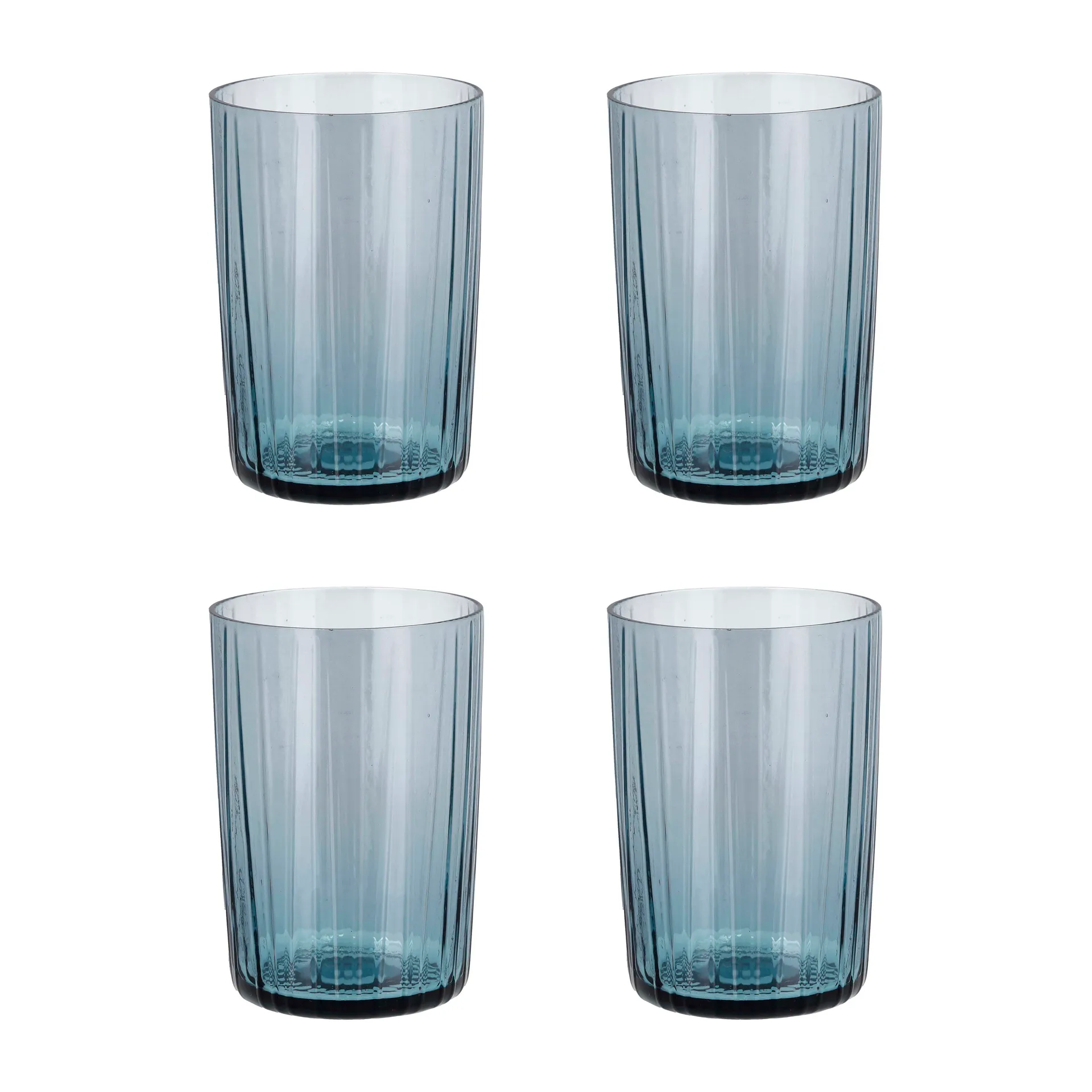 Kusintha waterglas 28 cl 4-pack, Blauw Bitz