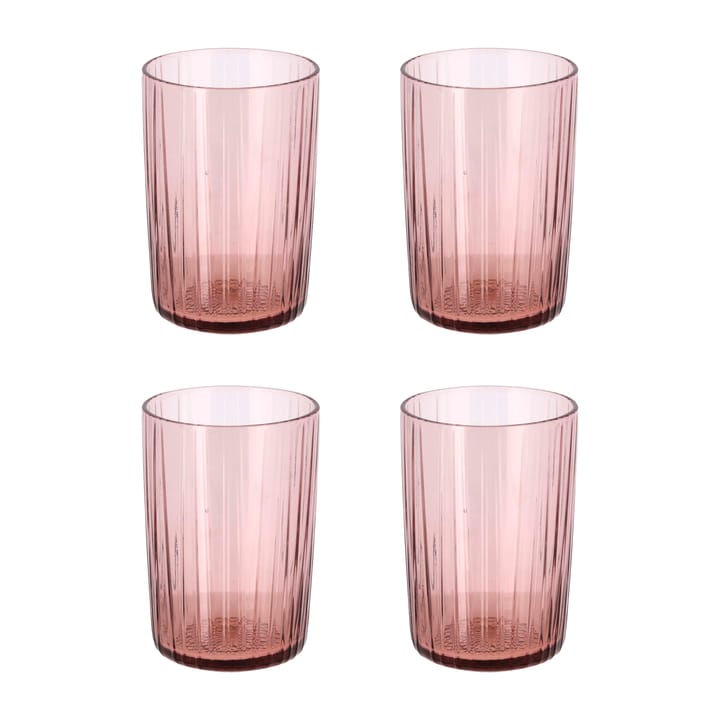 Kusintha waterglas 28 cl 4-pack - Pink - Bitz