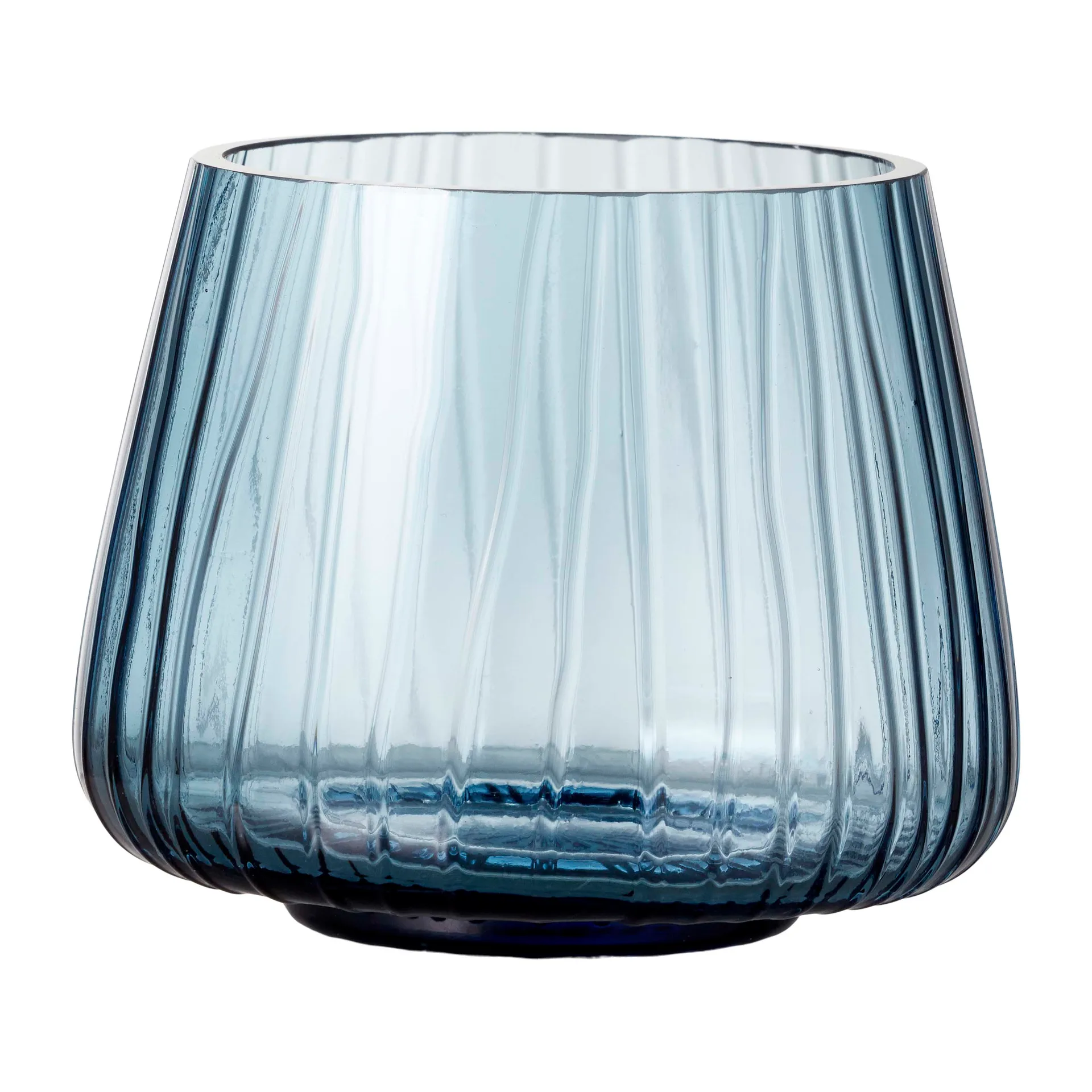 Kusintha waxinelichtjeshouder 7,5 cm 2-pack, Blauw Bitz