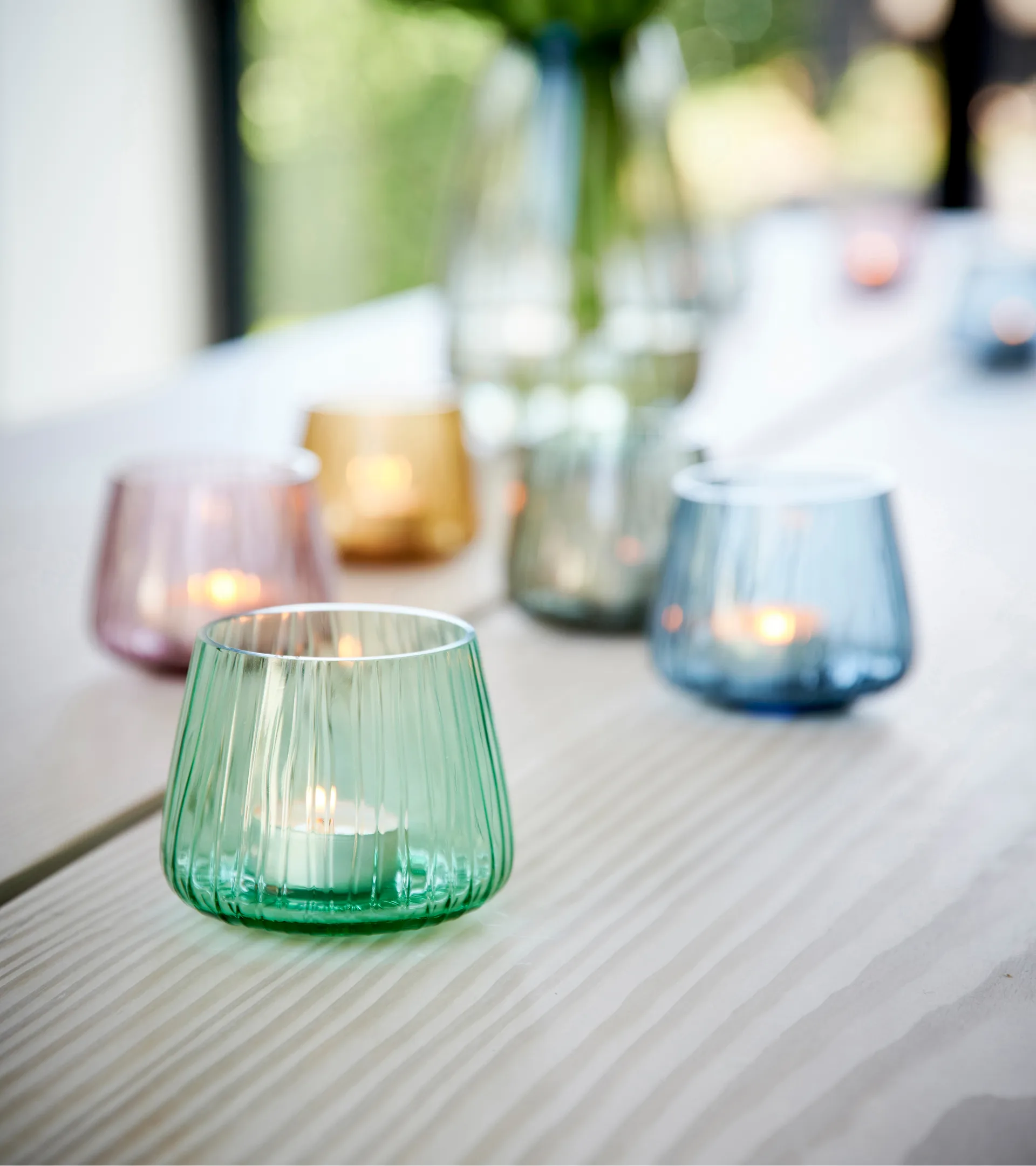 Kusintha waxinelichtjeshouder 7,5 cm 2-pack, Pink Bitz